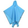vidaXL Rain Poncho with Hood 2-in-1 Design Blue 223x145 cm