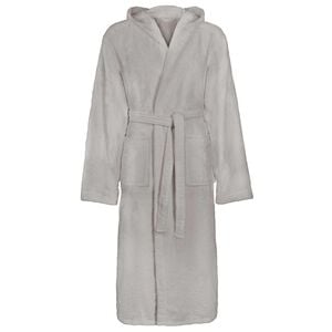 vidaXL Bathrobe KINN Grey S Cotton