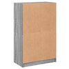 vidaXL Highboard with Doors Grey Sonoma 68x37x109 cm Engineered Wood