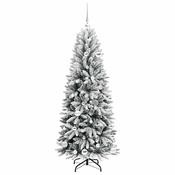 vidaXL Artificial Christmas Tree with 150 LEDs White 63 x 63 x 150 cm