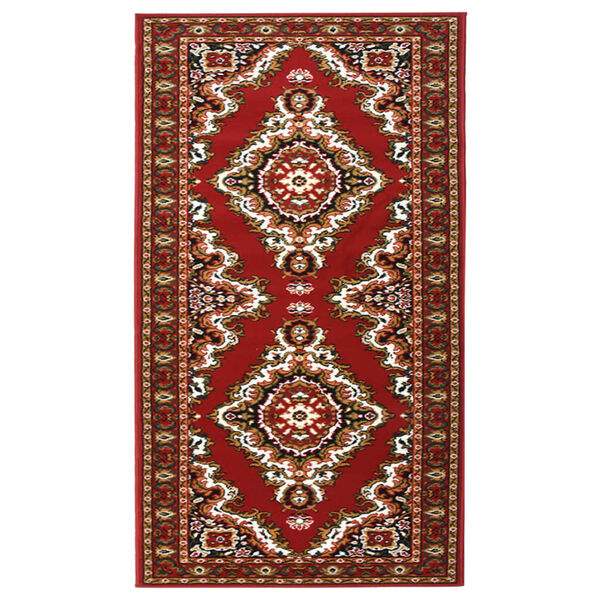 vidaXL Runner Rug BCF Oriental Red 100x150 cm