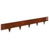 vidaXL Lawn Edging 50 pcs 100 x 15 cm Steel Rusty