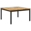vidaXL Coffee Table White and Black 80 x 80.5 x 45 cm