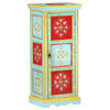 vidaXL Hand Painted Highboard 40x30x90 cm Solid Mango Wood