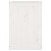 vidaXL Laundry Box White 88.5x44x66 cm Solid Wood Pine
