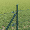 vidaXL Fence Post Green 10 x 0.5 m (13 mm mesh) Steel and PVC