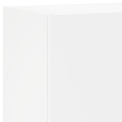 vidaXL 5 Piece TV Wall Cabinets White Engineered Wood