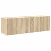 vidaXL 8 Piece TV Cabinet Set Sonoma Oak Engineered Wood