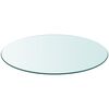vidaXL Table Top Tempered Glass Round 900 mm