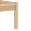 vidaXL Bed Frame without Mattress Solid Pine Wood 100x200 cm