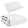 vidaXL Winter Duvet with Pillow 2 pcs White Down Feather