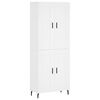 vidaXL Highboard White 69.5x34x180 cm Engineered Wood