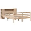 vidaXL Bookcase Bed without Mattress 150x200 cm King Solid Wood Pine