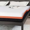 vidaXL Mattress White and Black 180 x 200 cm Gel-Infused Foam