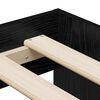 vidaXL Bed Frame with Drawer Black Oak 70 x 190 cm Engineered Wood