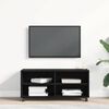 vidaXL TV Cabinet Black 90 x 35 x 40.5 cm Engineered wood