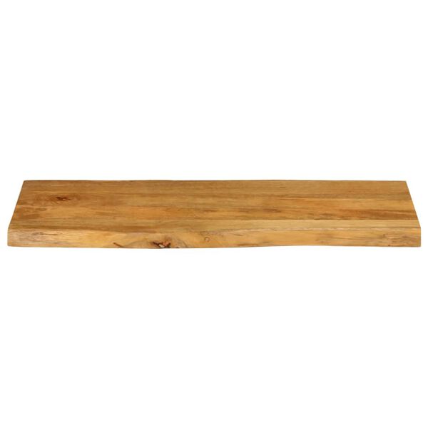 vidaXL Table Top 100x40x3.8 cm Live Edge Solid Wood Mango
