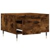 vidaXL Coffee Table Smoked Oak 55x55x36.5 cm Engineered Wood