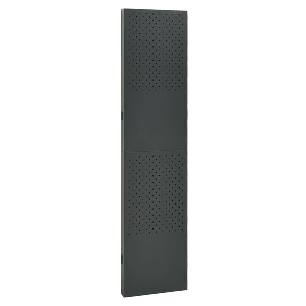 vidaXL 3-Panel Room Divider Anthracite 120x180 cm Steel