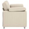 vidaXL Sofa Beige 160 x 77 x 82 cm Linen