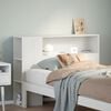 vidaXL Headboard with Storage White 100 cm Solid Wood Pine