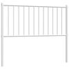 vidaXL Metal Replace Headboard White 100 cm