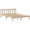 vidaXL Bookcase Bed without Mattress 160x200 cm Solid Wood Pine