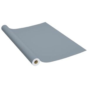 vidaXL Self-adhesive Furniture Film Grey 500x90 cm PVC