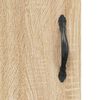vidaXL Wall Mounted Cabinet Sonoma Oak 34.5x34x90 cm