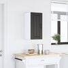 vidaXL Kitchen Wall Cabinet Lucca Black Engineered Wood
