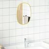 vidaXL Wall Mirror Gold 40x30 cm