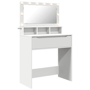 vidaXL Bedroom Dressing Tables White 80 x 39.5 x 135 cm