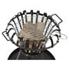 Practo Garden Fire Pit with BBQ Grill Black