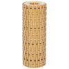 vidaXL Balcony Screens 10 pcs Light Brown 255x19 cm Poly Rattan