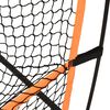 vidaXL Golf Practice Net Black and Orange 215x107x216 cm Polyester