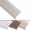vidaXL Stair Nosings in L-shape 15 pcs Aluminium 90 cm Champagne