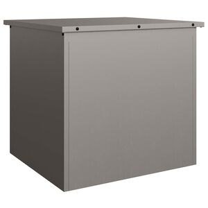 vidaXL Outdoor Storage Box Rusty 55 x 50.5 x 50 cm Steel