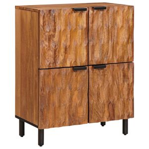vidaXL Sideboard Acacia Brown Finish 60 x 33 x 75 cm Solid Mango Wood