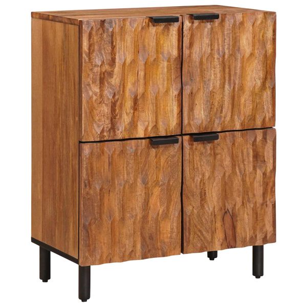vidaXL Sideboard Acacia Brown Finish 60 x 33 x 75 cm Solid Mango Wood