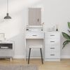 vidaXL Dressing Table White 50 x 41 x 140 cm Engineered Wood