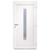 vidaXL Front Door Anthracite 108x200 cm PVC