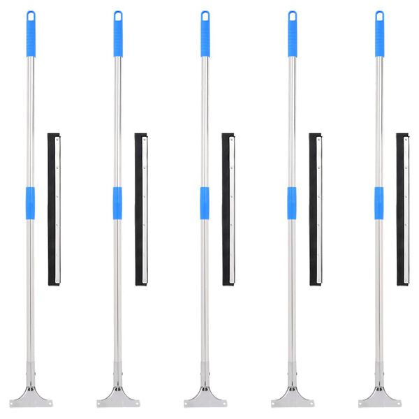 vidaXL Floor Squeegees 5 pcs 45.5x119.5 cm Steel and Rubber