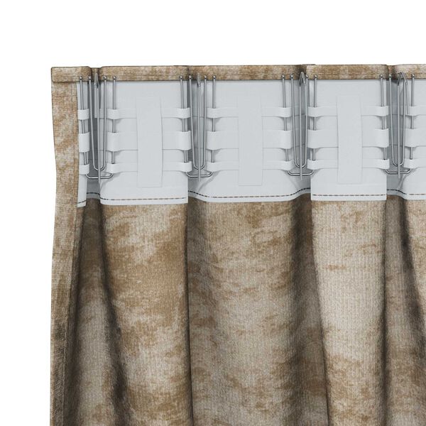 vidaXL Velvet Curtains 2 pcs Champagne 225 x 140 cm Velvet