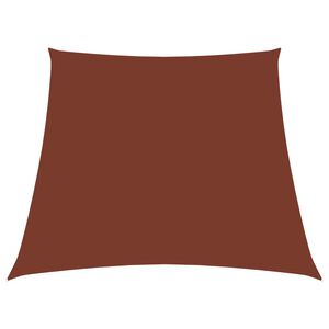 vidaXL Sunshade Sail Oxford Fabric Trapezium 2/4x3 m Terracotta