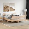 vidaXL Bed Frame without Mattress 150x200 cm King Size Solid Wood Pine