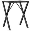 vidaXL Dining Table Legs X-Frame 60x40x73 cm Steel