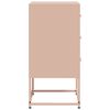 vidaXL Bedside Cabinets 2 pcs Pink 36x39x78 cm Steel