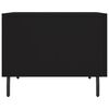 vidaXL Coffee Table Black 50x50x40 cm Engineered Wood