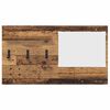 vidaXL Wall-Mounted Coat Rack Old Wood 90 x 10 x 50 cm Engineered wood