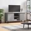 vidaXL TV Cabinet Grey Sonoma 104x35x50 cm Engineered Wood